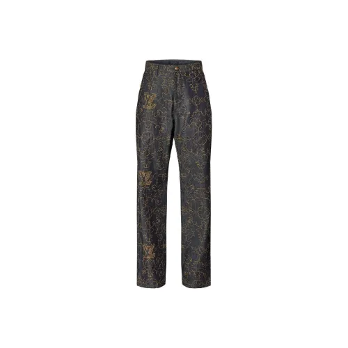 LOUIS VUITTON x Timberland FW24 Джинсы Мужские Многоцветные