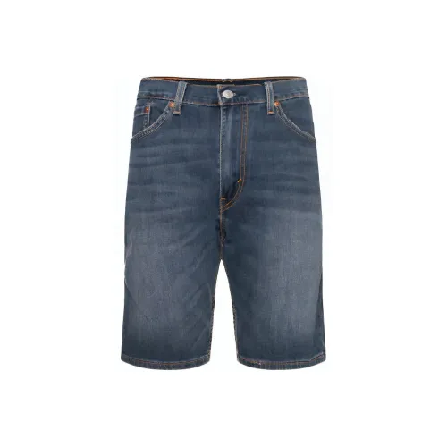 Levis Мужские джинсовые шорты серо-голубого цвета