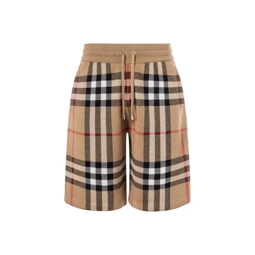 Burberry Повседневные шорты Мужские Архивный бежевый