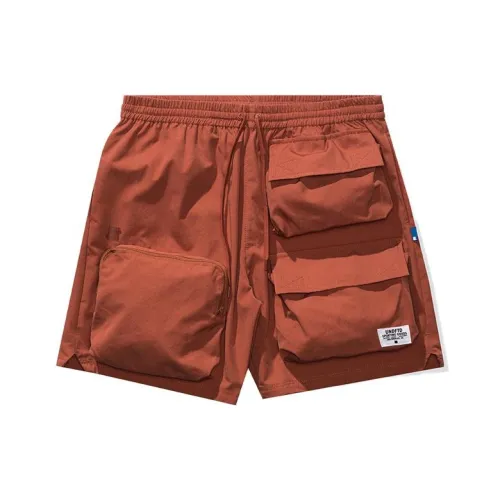 UNDEFEATED Совместное издание Кирпично-красные Мужские Карго Шорты