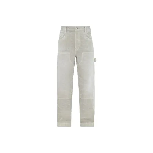 AMIRI Серый Белый Мужские Повседневные Штаны