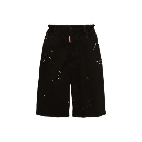 DSQUARED 2 SS24 Джинсовые шорты Мужской Черный