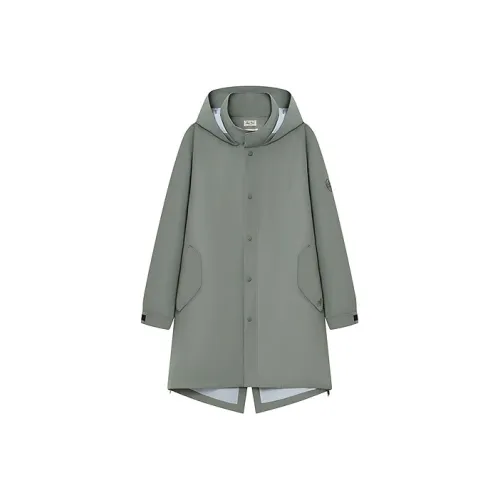 Teenie Weenie Men Тренчкот Унисекс Армейский зеленый