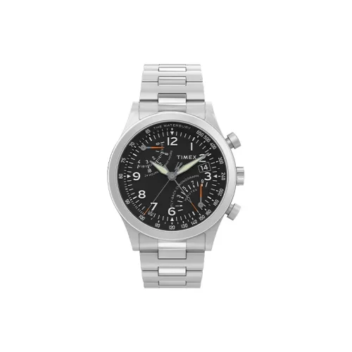 TIMEX WATERBURY Collection Мужские наручные часы кварцевый механизм черный циферблат