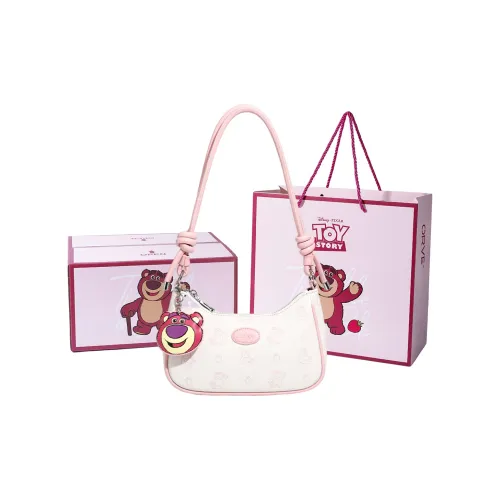 Disney Strawberry Bear Series ПУ (полиуретан) Сумка через плечо Стандартная Женская Белый Розовый