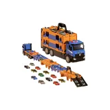 Синий Складной Катапульта Дорожка Автомобиль-12 Сплав Маленький Автомобиль