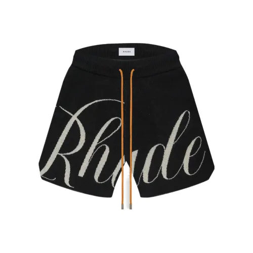 RHUDE Черные Мужские Повседневные Шорты