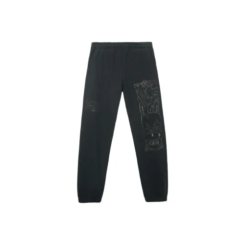 Brain Dead FW24 Вязаные тренировочные штаны унисекс черные