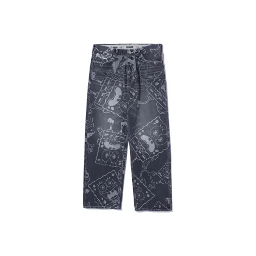 XLARGE Sponge Baby, Collaboration Унисекс Джинсы