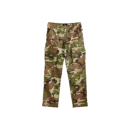 VANS Карго Брюки Унисекс Камуфляж Зеленый