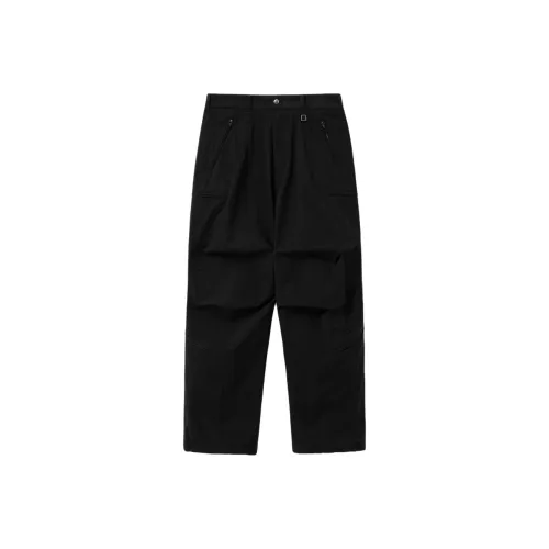 WOOYOUNGMI SS25 Карго Брюки Мужские Черные