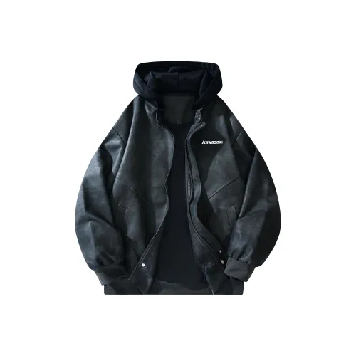 Кавасаки Унисекс Кожаные Куртки