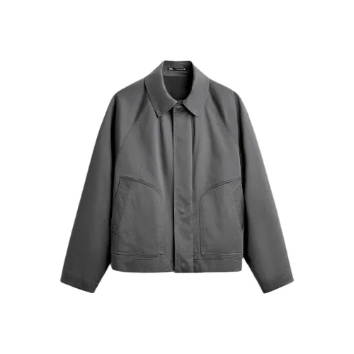 ZARA Carbon Gray Мужские Куртки