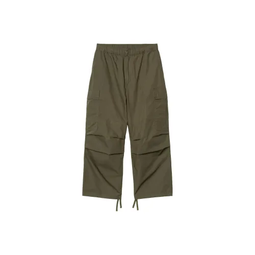 Carhartt WIP Карго Брюки Мужские Оливково-Зеленые