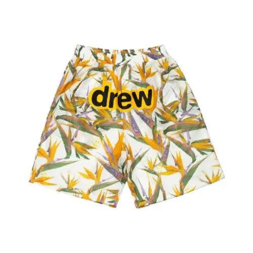 Drew House Letter Logo Series Смешанный цвет Унисекс Повседневные шорты