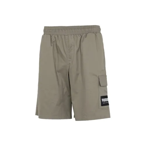 PUMA Vetiver Gray Men's Casual Shorts PUMA Ветивер Серый Мужские Повседневные Шорты
