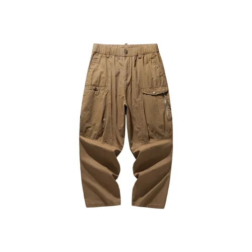 HZWH Весенний Летний Свободный крой Маленькие Прямые Брюки Мужские