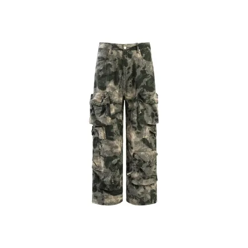 D W Карго Брюки Унисекс Камуфляж
