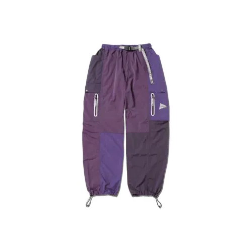 And Wander Фиолетовые Унисекс Повседневные Брюки