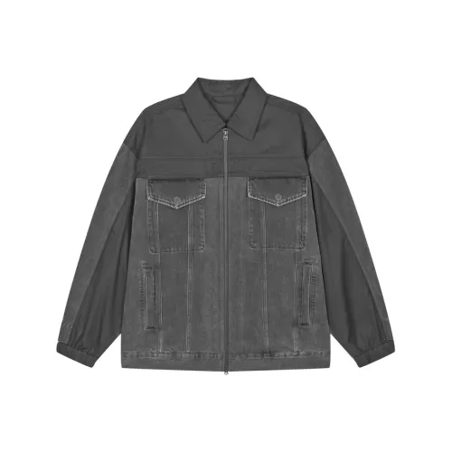 CROQUIS Куртки и Пальто Мужской Джинсовый Черный