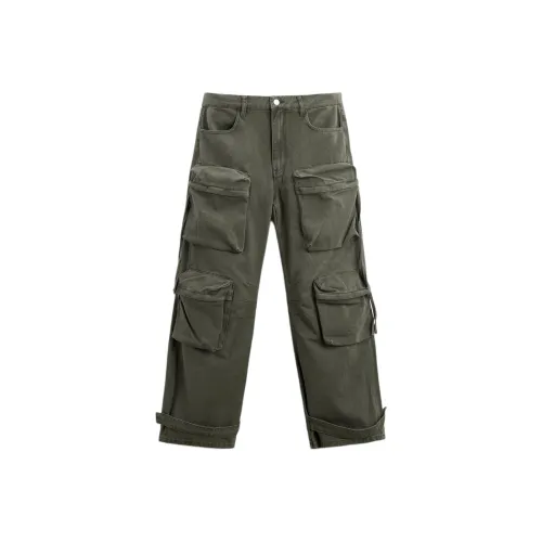 ZARA Green Men's Jeans ZARA Зеленые Мужские Джинсы