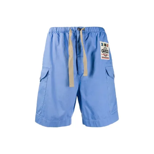 GUCCI FW21 Карго Шорты Мужские Синие