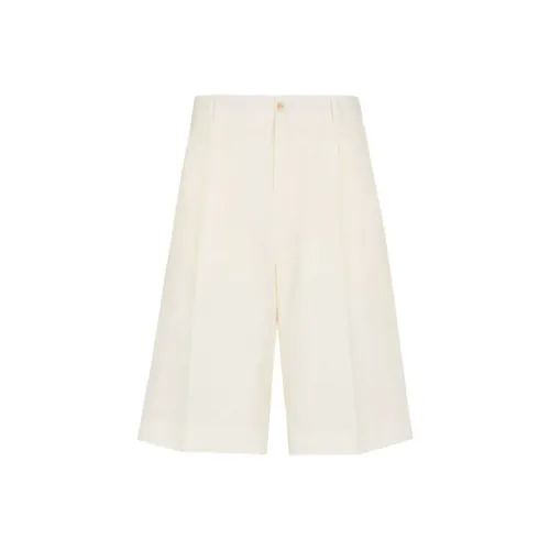 Fendi Молоко Белые Мужские Повседневные Шорты