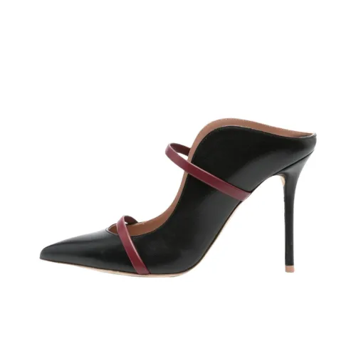 Malone Souliers Maureen Домашние тапочки 10 см Женские Черный