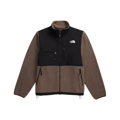 THE NORTH FACE FW24 Ретро DENALI Куртки и Пальто Мужской Черный Коричневый