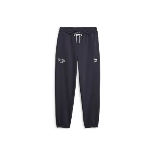 PUMA Морской Синий Мужские Повседневные Штаны