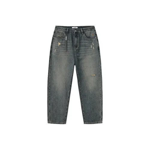 ZUO Slate Gray Men's Jeans ZUO Сланцево-серые мужские джинсы