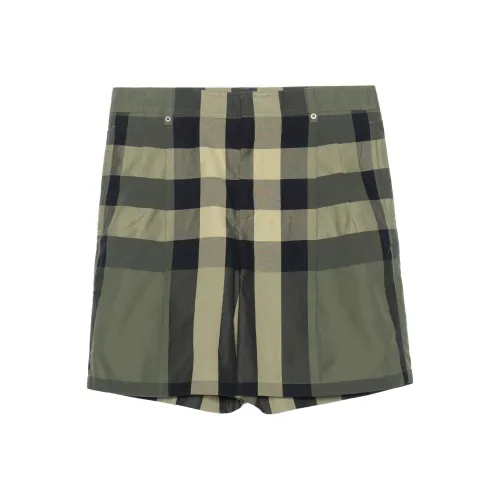 Burberry Зеленые Мужские Повседневные Шорты