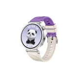 Звездный фиолетовый, официальный, в одном стиле, ремешок с ромбовидным дизайном.