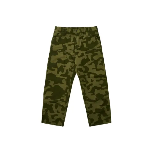 Palace X Carhartt WIP Collaboration Зеленые Унисекс Повседневные Брюки