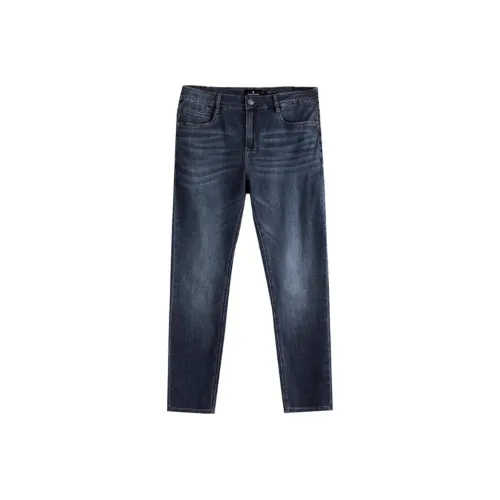 TREK&TRAVEL Синий Мужской Джинсы