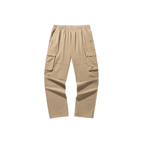 Anta Life Collection Светлый Бежевый Серый Мужские Карго Брюки