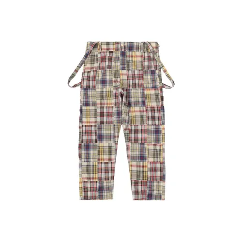 Visvim FW23 Комбинезоны Мужской Красный Синий Клетка