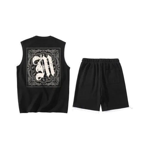 SCRM Mock Двухкомпонентный комплект Летний Унисекс Черный