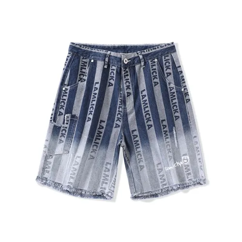 LAMLICKA Синие Унисекс Джинсовые Шорты