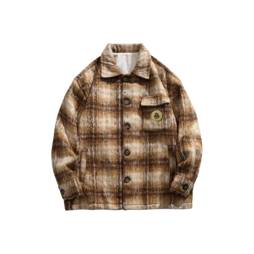 CLOR Коричневый Унисекс Куртки