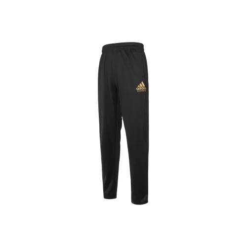 Adidas Черный/Золото Мужские Повседневные Штаны