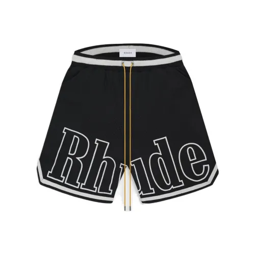 RHUDE Черные Мужские Повседневные Шорты