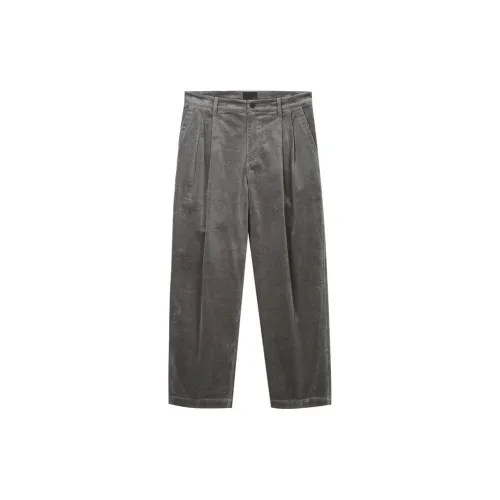 CROQUIS Серый Бамбук Зеленый Мужские Повседневные Штаны