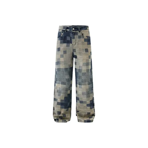 Glona Klio Джинсы Унисекс Винтаж Синий