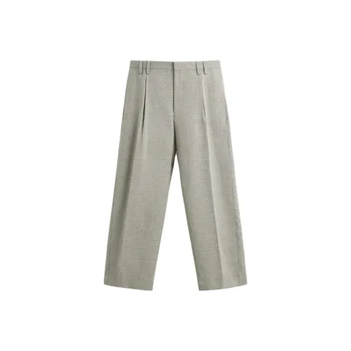 ZARA Костюм Брюки Мужские Нюдовый Черный