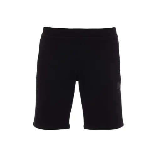 F.C. Internazionale Milano IM Шорты Резина Логотип Мужские Повседневные Шорты Черные