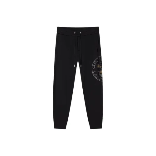 KARL LAGERFELD Повседневные брюки Мужские Черные