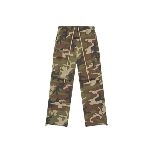 Fear of God ESSENTIALS Зеленый камуфляж/WOODLAND CAMO Мужские Повседневные Штаны