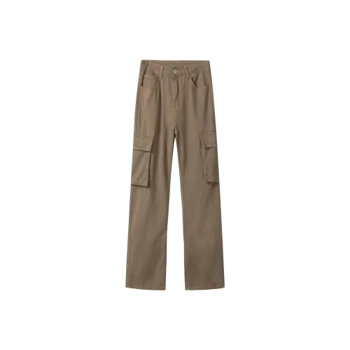 OXRL Коричневые унисекс брюки карго