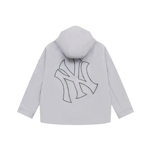 Mlb Base Logo New York Yankees Basic Collection SS25 Тренчкот Унисекс Light Серый